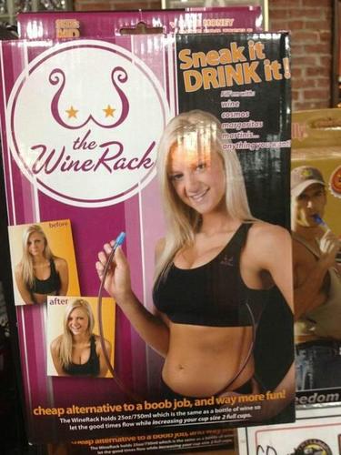 The Wine Rack Booze Bra